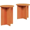 Image de Table basse 2 Pcs Marron 41.5 X 41.5 X 41 Cm Lumarko !