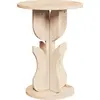 Image de vidaXL Table basse Nature 39,5 x 39,5 x 53,5 cm en bois massif de pin