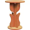 Image de vidaXL Table basse brun cire 39,5 x 39,5 x 53,5 cm Pin massif