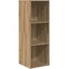 Image de Ensemble meuble TV vidaXL en chêne Artisan, 37 x 37 x 107 cm, aggloméré