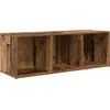 Image de vidaXL Meuble TV mural Marron 72 x 35 x 37 cm Matériau dérivé du bois