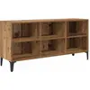 Image de vidaXL Meuble TV Marron 103,5 x 30 x 50 cm Matériau dérivé du bois