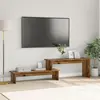 Image de Ensemble meuble TV vidaXL en bois recyclé 180 x 30 x 43 cm, aggloméré
