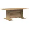 Image de Table basse artisanale en chêne 103,5 X 60 X 40 cm Lumarko !