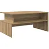 Image de Table basse en chêne artisanal 90 X 55 X 42.5 Cm Lumarko !