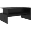 Image de Table Basse Chêne Noir 90 X 55 X 42.5 Cm Lumarko