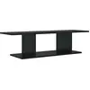 Image de Ensemble meuble TV vidaXL noir 103 x 30 x 26,5 cm en aggloméré