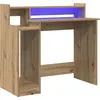 Image de vidaXL Bureau Artisan-Chêne 97 x 45 x 90 cm Bois composite