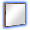 Image de vidaXL Miroir de salle de bain LED vieux bois 40 x 37 x 8.5 cm Bois composite