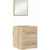 Image de vidaXL Ensemble de meubles de salle de bain avec tiroirs brun 41 x 38,5 x 48 cm
