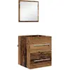 Image de vidaXL Ensemble de meubles de salle de bain avec tiroirs brun 41 x 38,5 x 48 cm