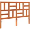 Image de vidaXL Tête de lit brun cire 145,5 x 4 x 104 cm Pin massif