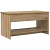 Image de vidaXL Table basse en chêne Artisan 80 x 50,5 x 41,5 cm Bois composite