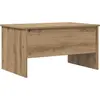 Image de vidaXL Table basse en chêne Artisan 102 x 50,5 x 46,5 cm Bois composite