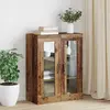 Image de Armoire de rangement vidaXL à fixation murale en bois recyclé 69,5 x 34 x 90 cm