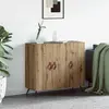 Image de Buffet vidaXL en chêne Artisan 89,5 x 34 x 80 cm, aggloméré