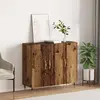 Image de vidaXL Sideboard vieux bois 90 x 34 x 80 cm Bois composite