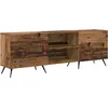 Image de vidaXL : Meubles TV de 150 x 30 x 50 cm, en bois massif et panneaux de particules