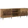 Image de vidaXL : Meubles TV de 150 x 30 x 50 cm, en bois massif et panneaux de particules