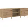 Image de vidaXL Meubles TV 150 x 30 x 50 cm, imitation chêne artisanal, panneaux de particules