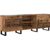 Image de vidaXL : Meubles TV de 150 x 30 x 50 cm, en bois massif et panneaux de particules