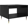 Image de vidaXL Table basse noire imitation chêne 60 x 50 x 40 cm Bois composite