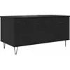 Image de vidaXL Table basse noire imitation chêne 90 x 44.5 x 45 cm Bois composite