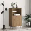 Image de vidaXL Buffet haut brun 60 x 36 x 110 cm Bois composite