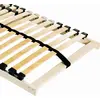 Image de vidaXL Sommier à lattes brun 90 x 190 cm en bois massif de hêtre