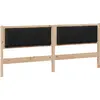 Image de vidaXL Tête de lit Autre brun 200 cm pin massif