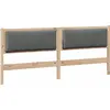 Image de vidaXL Tête de lit Autre brun 180 cm pin massif