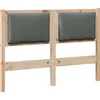 Image de vidaXL Tête de lit Autres Marron 120 cm Pin massif
