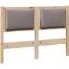 Image de vidaXL Tête de lit Autres Marron 120 cm Pin massif