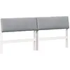 Image de vidaXL Tête de lit rembourrée gris clair 180 cm Pin massif