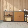 Image de Vidaxl Kitchen Storage Set Hattem 2 Pcs Rusty Steel
