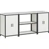 Image de vidaXL Ensemble de rangement pour la cuisine HATTEM, 3 pièces, blanc