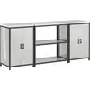 Image de vidaXL Ensemble de rangement pour la cuisine HATTEM, 3 pièces, argent