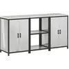 Image de Ensemble de rangement pour la cuisine vidaXL HATTEM, 3 pièces, argent