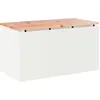 Image de Banc de jardin vidaXL blanc 80 x 40 x 43 cm