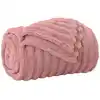 Image de Vidaxl Jeté Rose 200 X 150 Cm Toison