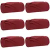 Image de Vidaxl Couvertures À Jeter 6 Pcs Rouge Bordeaux 240 X 220 Cm Toison