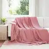 Image de Vidaxl Couvertures À Jeter 6 Pcs Rose 270 X 240 Cm Toison