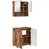 Image de vidaXL Ensemble de meubles de salle de bain, 2 pièces, bois de récupération, 61 x 35 x 64 cm