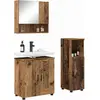 Image de vidaXL Ensemble de meubles de salle de bain, 3 pièces, bois de récupération, 61 x 35 x 64 cm