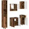 Image de Ensemble de meubles de salle de bain vidaXL, 5 pièces, bois de récupération, 61 x 35 x 64 cm