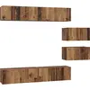 Image de Ensemble de 6 meubles TV vidaXL, en bois de récupération et en panneaux de particules