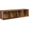 Image de vidaXL Meuble TV 2 pièces Bois ancien 37 x 35 x 72 cm Matériau dérivé du bois