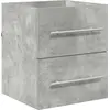 Image de vidaXL Armoire sous lavabo Béton Gris 38,5 x 41 x 48 cm