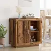 Image de Buffet vidaXL en bois recyclé 80 x 40 x 75 cm, aggloméré