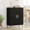 Image de vidaXL Sideboard noir imitation chêne 70 x 34 x 90 cm Bois composite